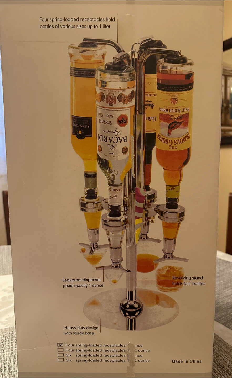 Bar Butler 4-Bottle Drink Dispenser - photo 2