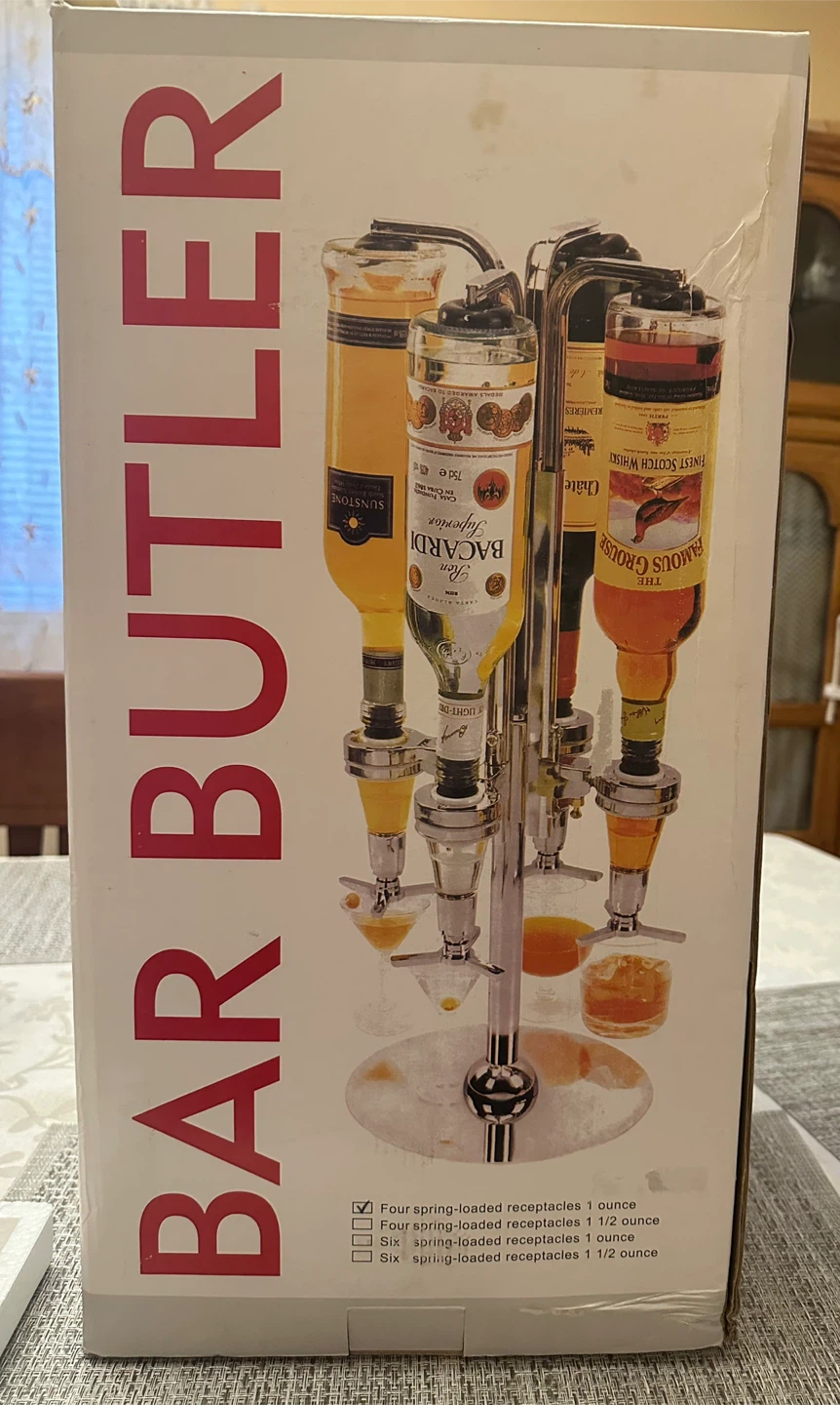 Bar Butler 4-Bottle Drink Dispenser