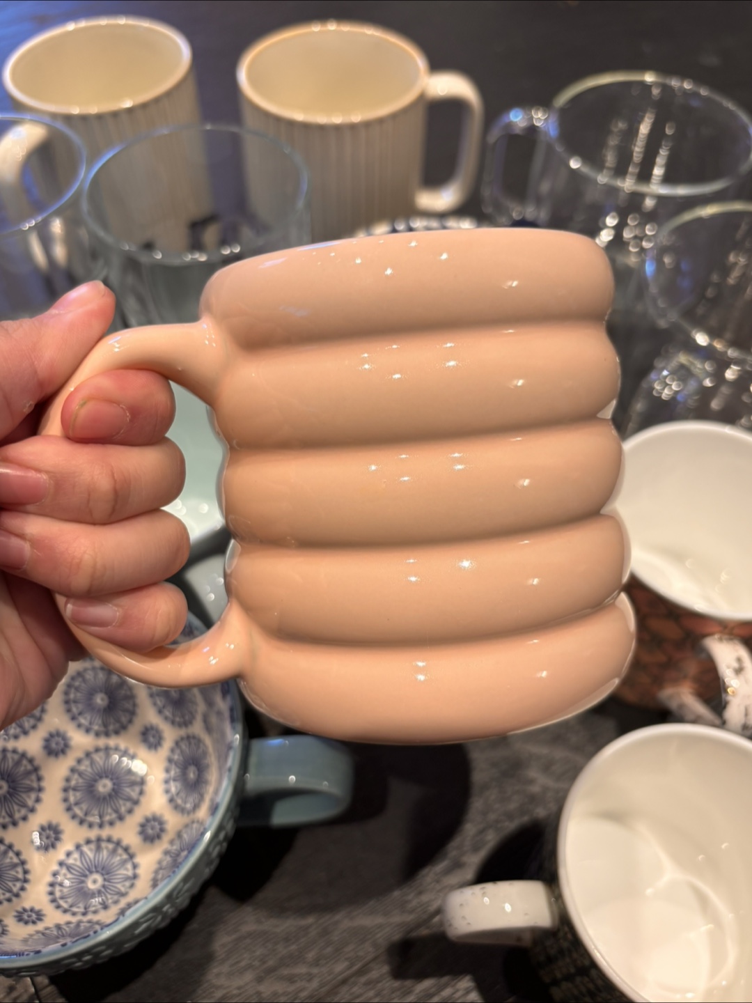 Assorted Mugs and Glasses Collection