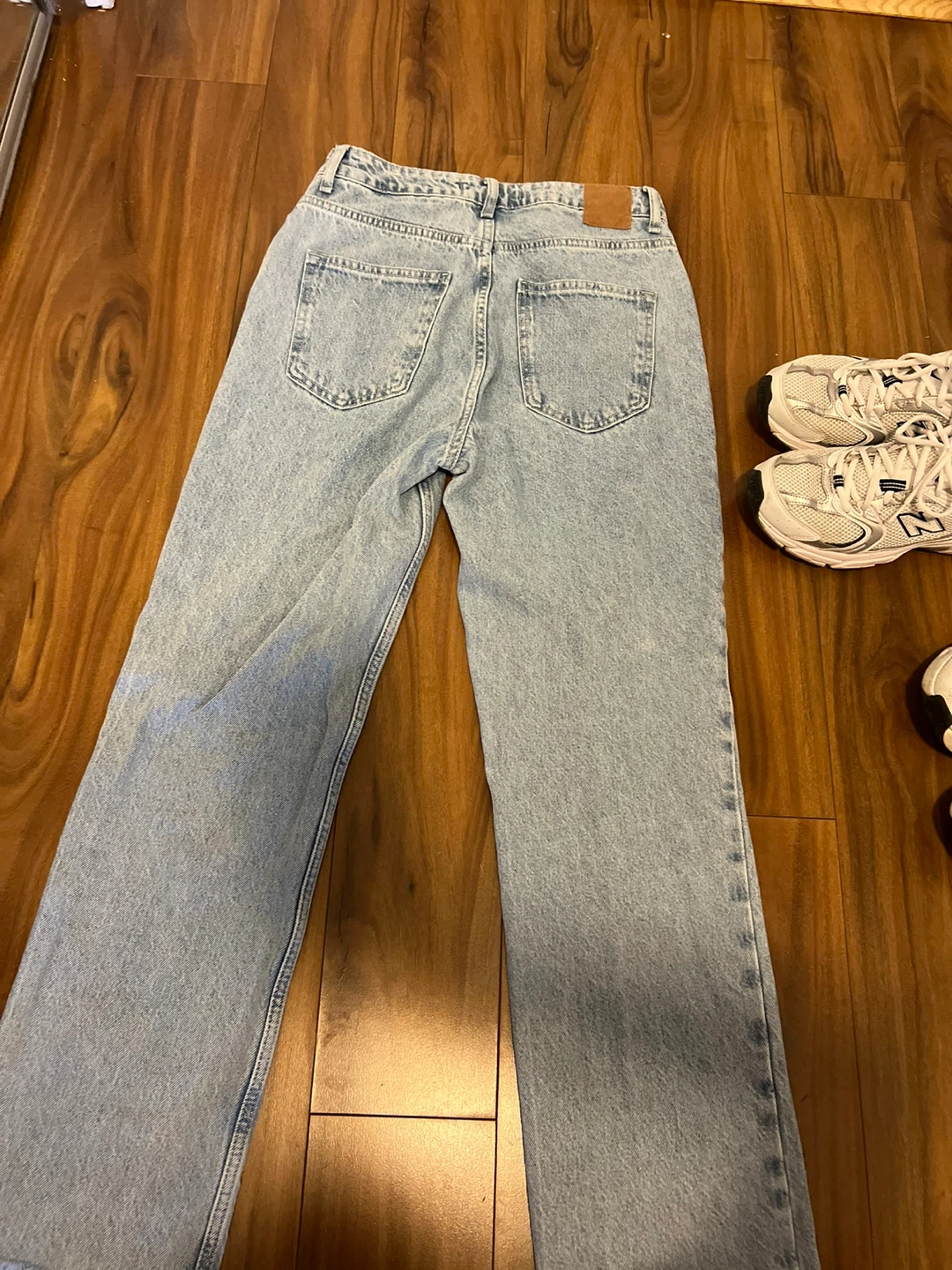 Zara Light Wash Wide Leg Jeans - photo 3