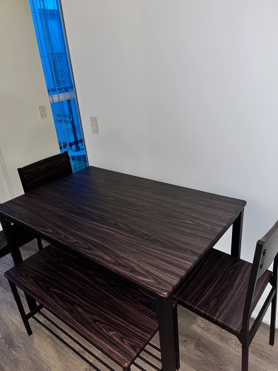 Dining Table Set with Bench and Chairs - photo 2