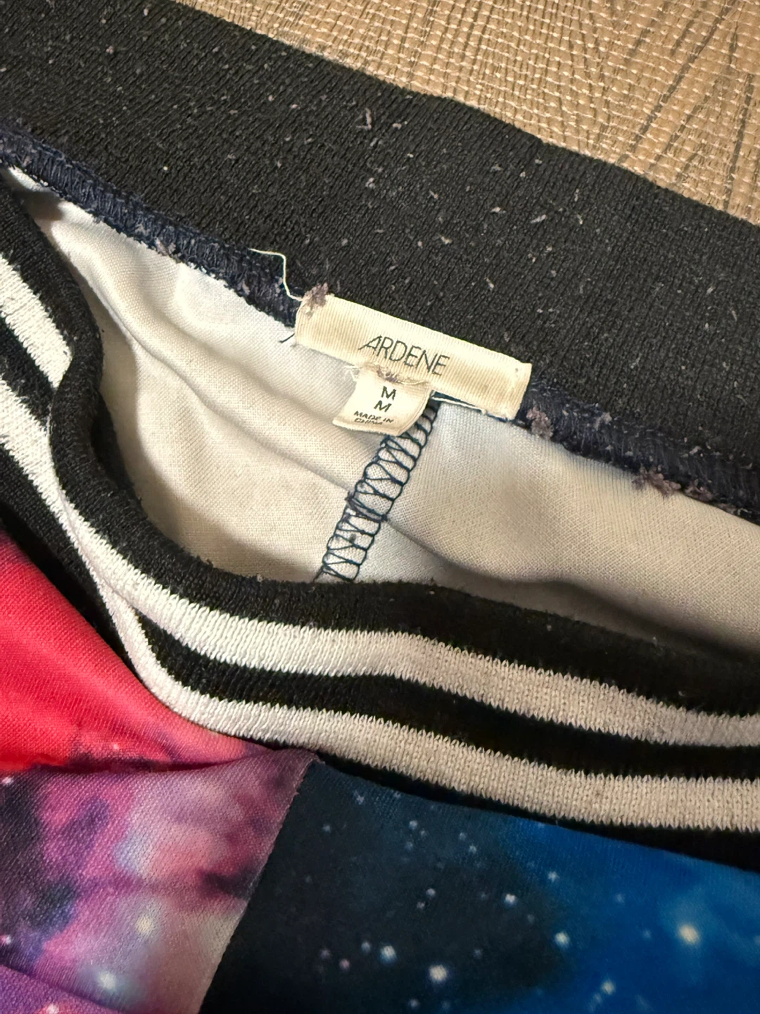 Ardene Galaxy Print Jogger Pants - Size M - photo 3