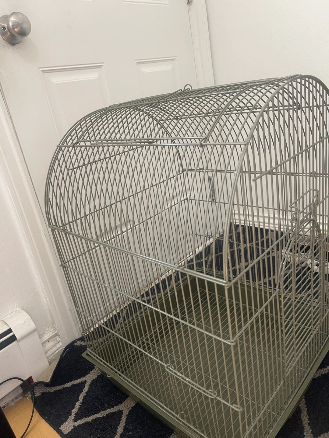 Metal Bird Cage with Tray - photo 4