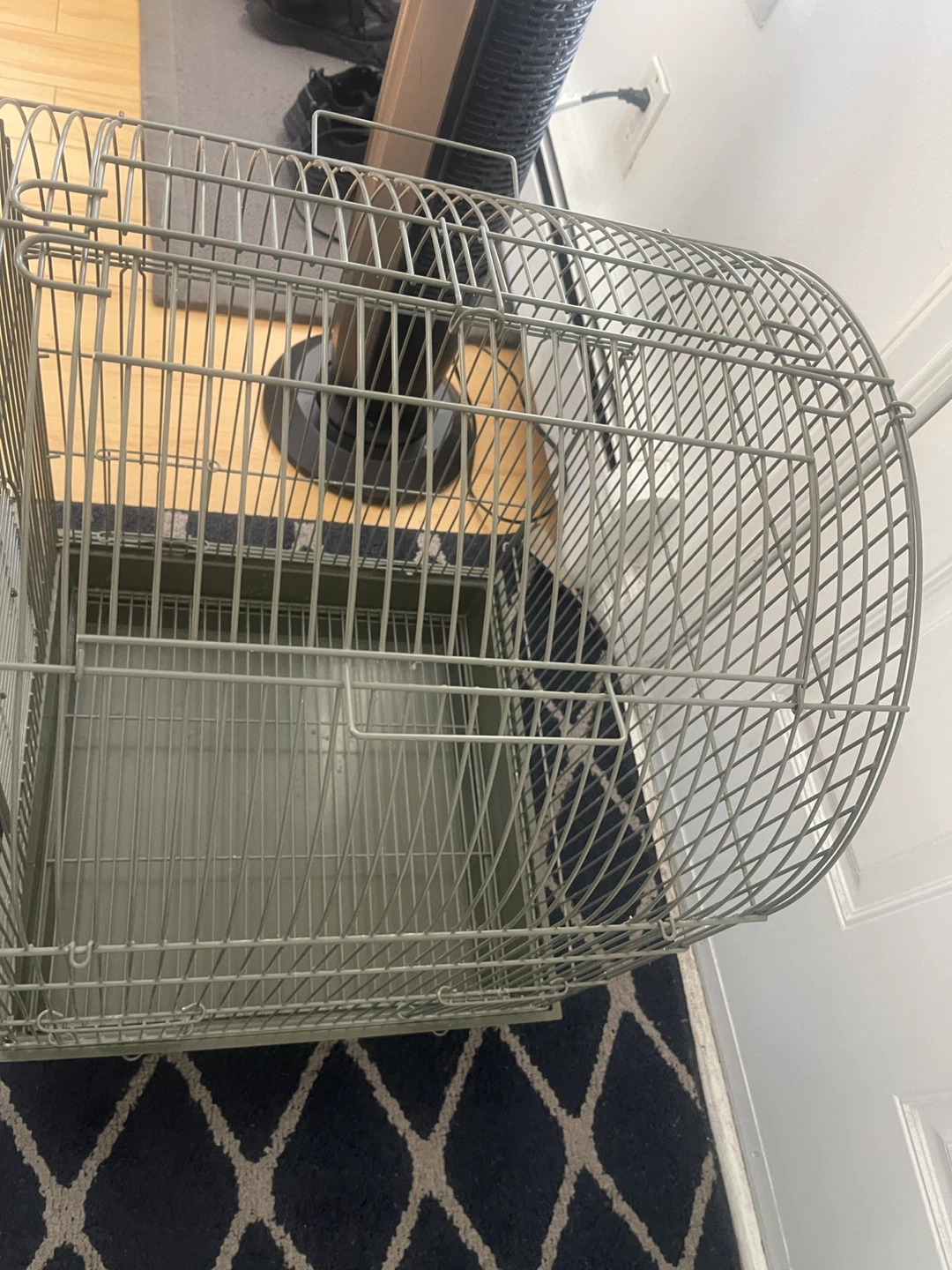 Metal Bird Cage with Tray - photo 3