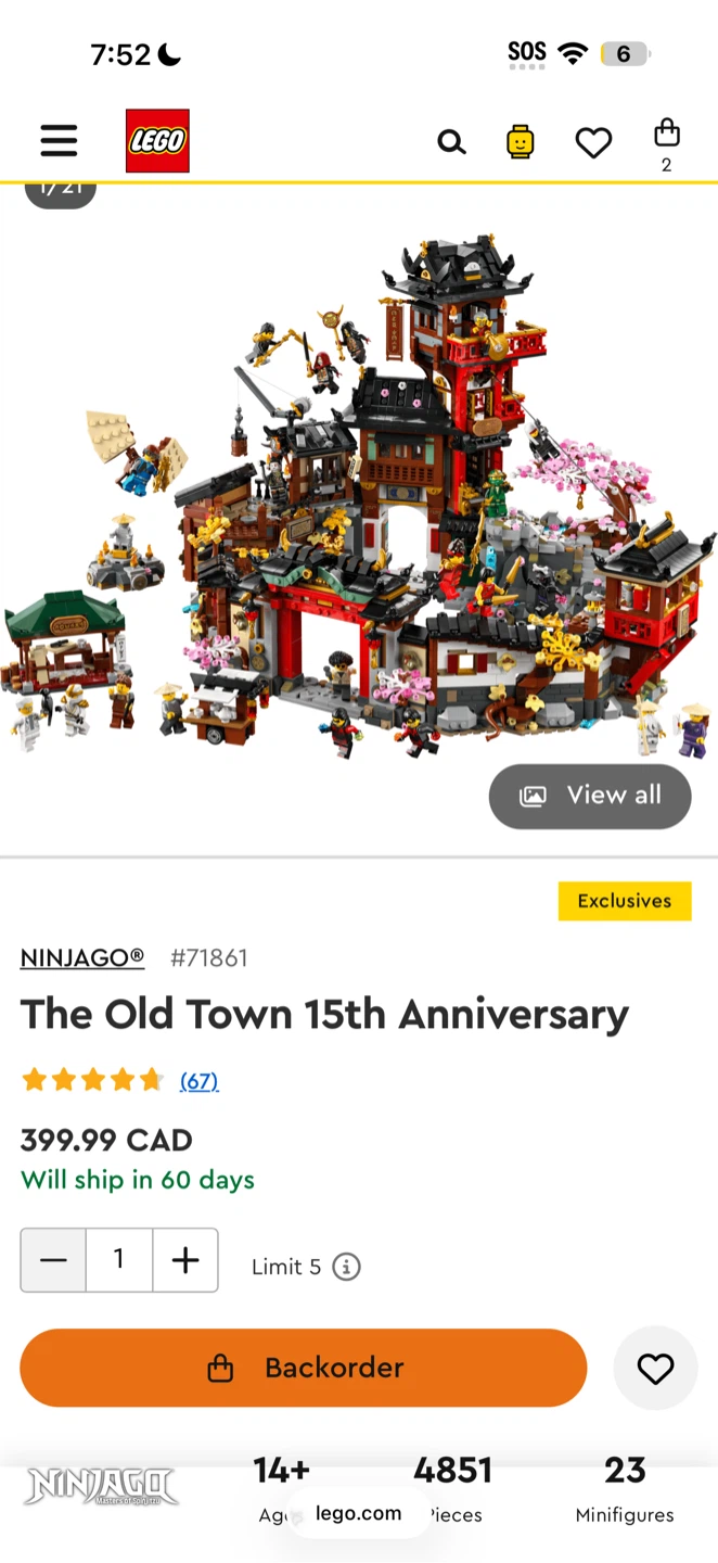 LEGO Ninjago The Old Town 15th Anniversary Set #71861 - photo 3