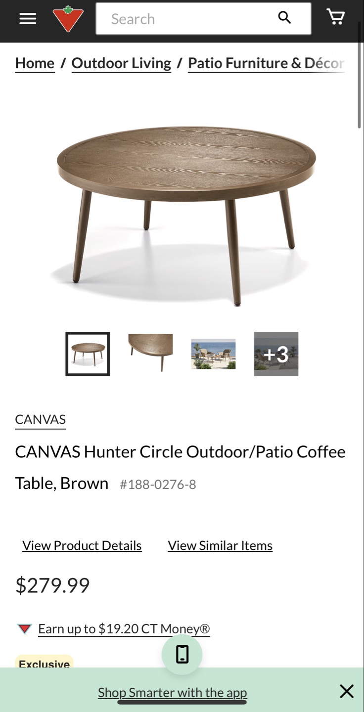 Outdoor Patio Coffee Table - photo 2