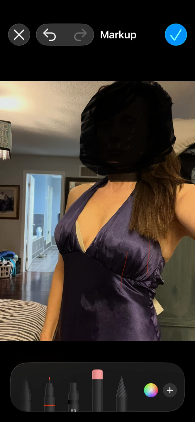 Silk evening dress. Never worn - photo 3