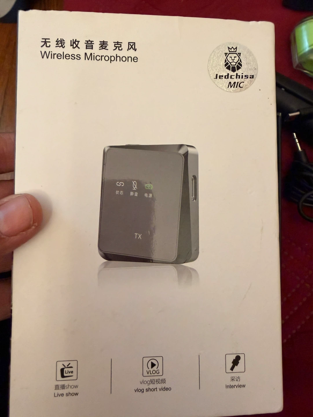 Jedchisa Wireless Lavalier Microphone 3-in-1 - photo 3