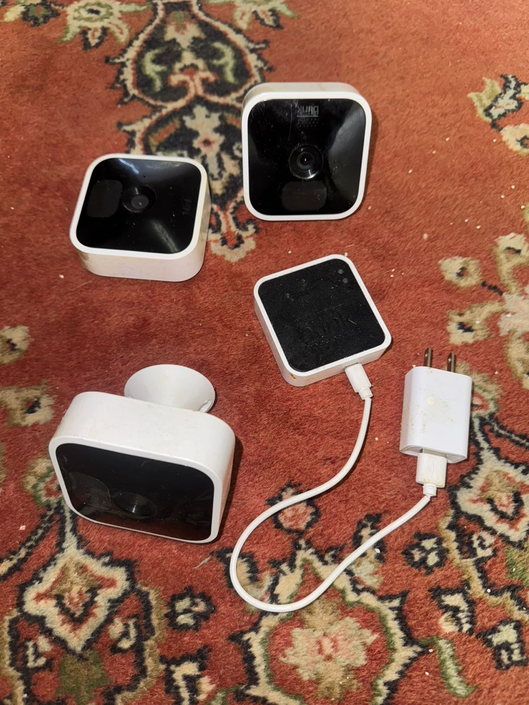 Blink Outdoor Security Cameras (3 Cameras + Charger)