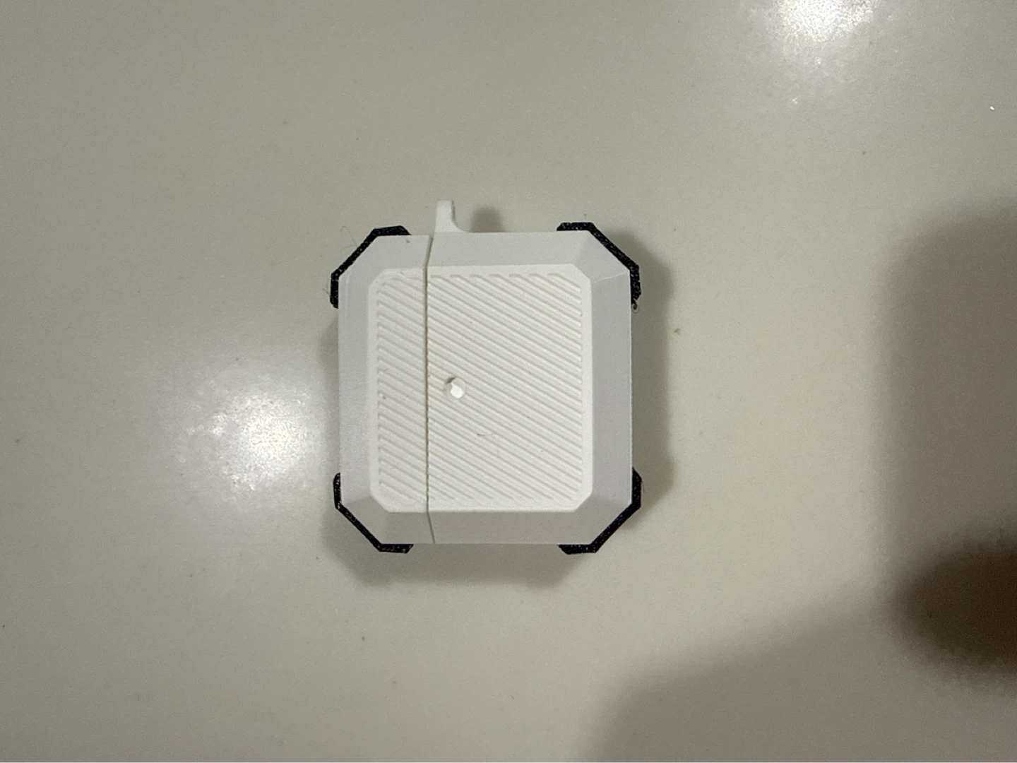 3D printed AirPods 4 case with keychain hole - photo 3