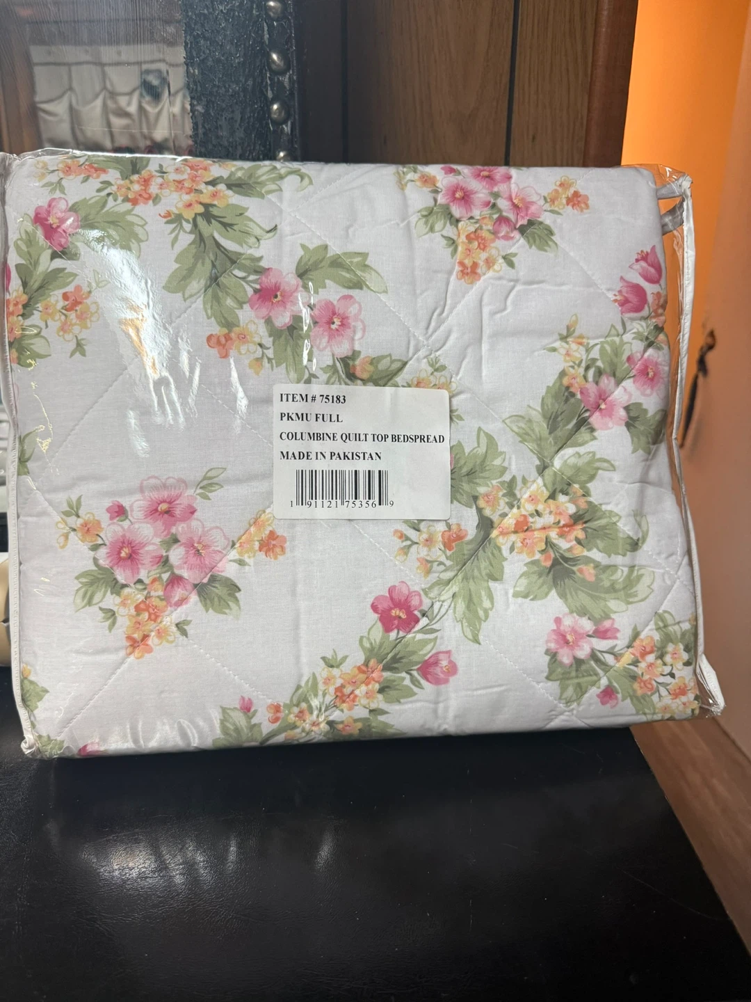 COLUMBINE QUILT TOP BEDSPREAD FULL PKMU - photo 3