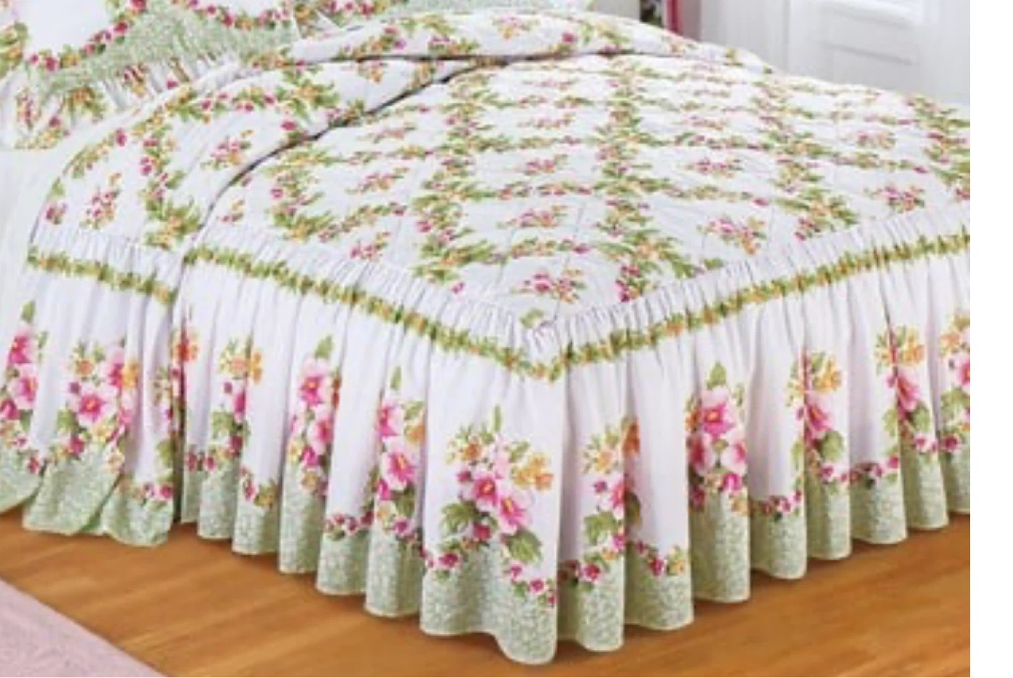 COLUMBINE QUILT TOP BEDSPREAD FULL PKMU