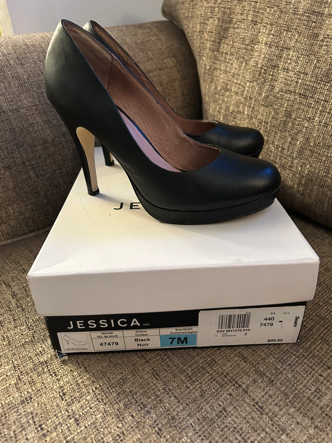 Jessica Simpson Black Heels Size 7M - photo 2