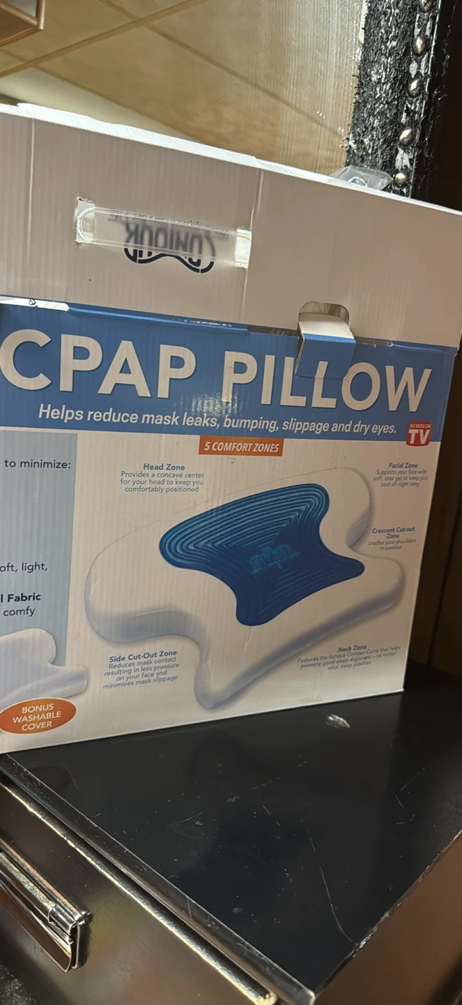 CPAP Pillow for Reduced Mask Leaks