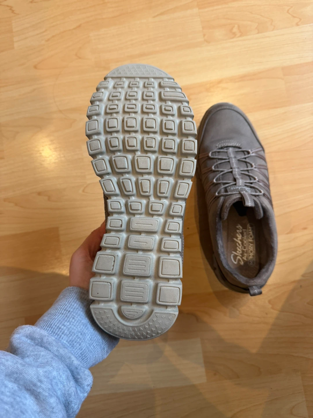 Skechers Hands Free Slip-Ins Women's Sneakers Taupe Size 8 - photo 2