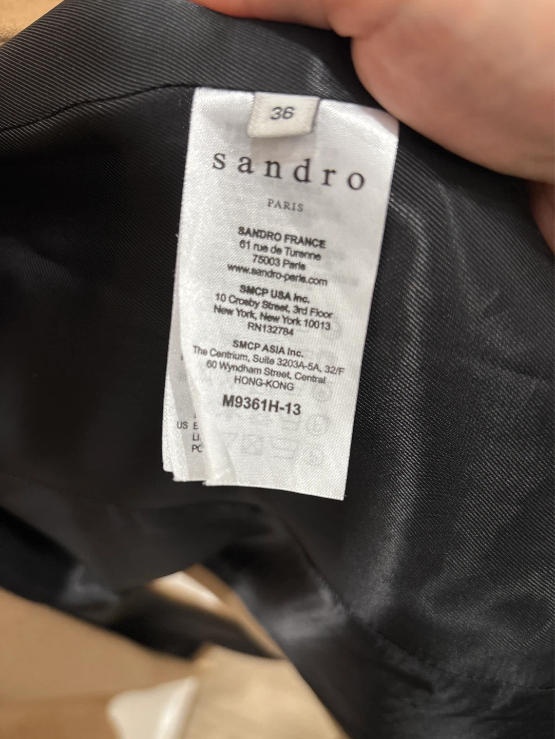 Sandro Camel Wool Blend Coat Size 36 DRY CLEANED - photo 2