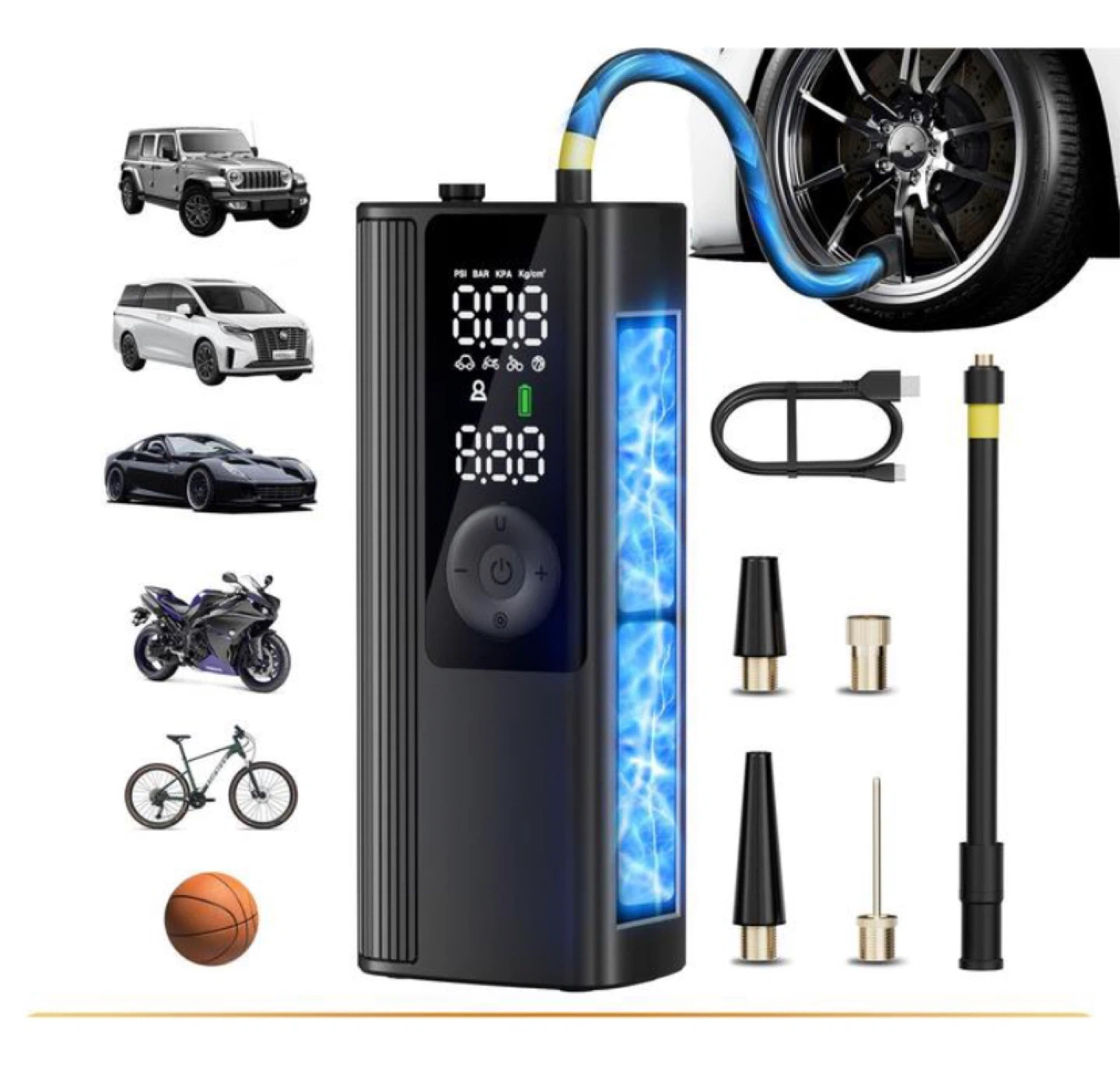 Portable Digital Air Compressor
