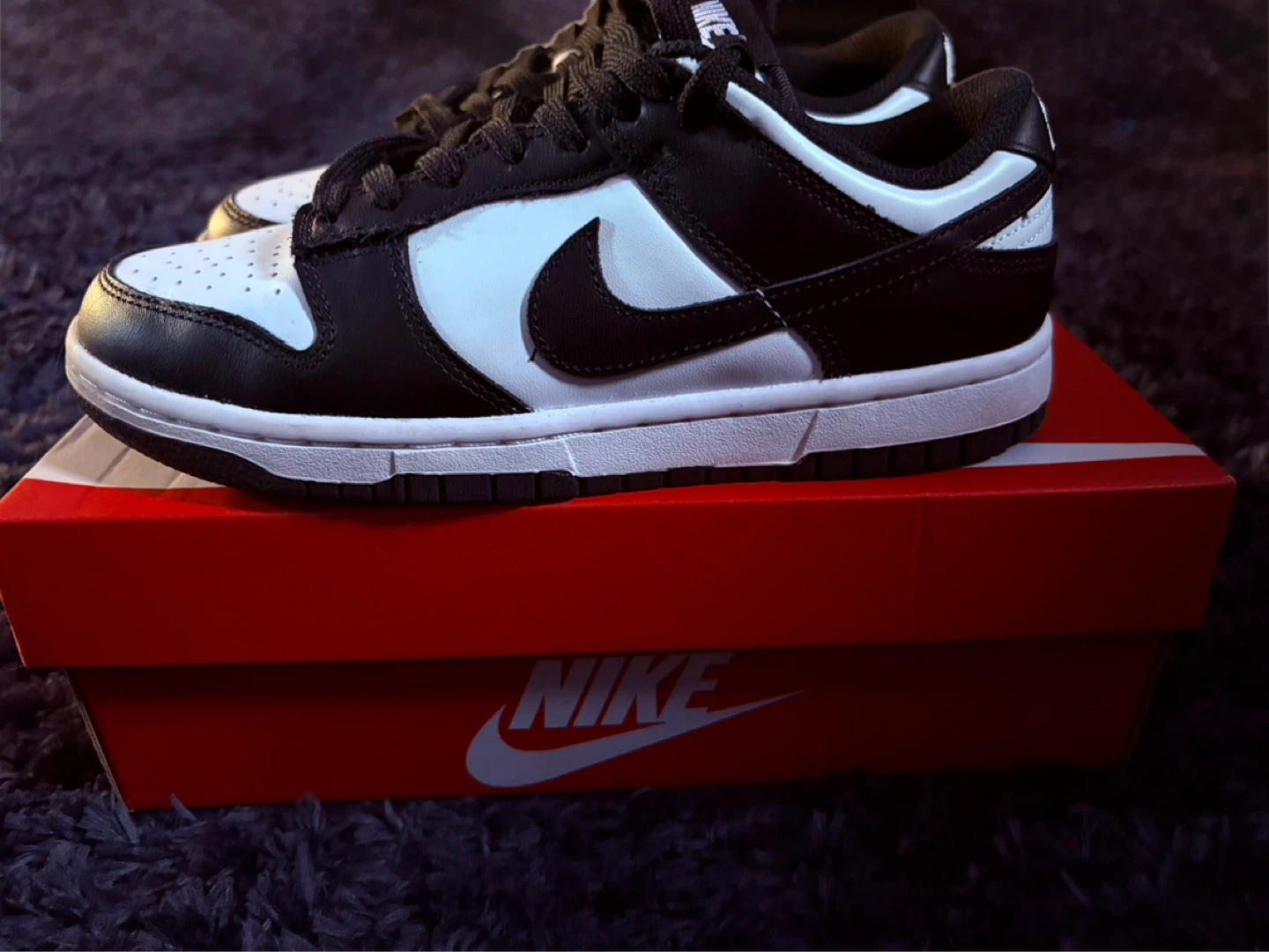 Nike Dunk Low White/Black Women's Shoes - Size 6.5 - photo 3