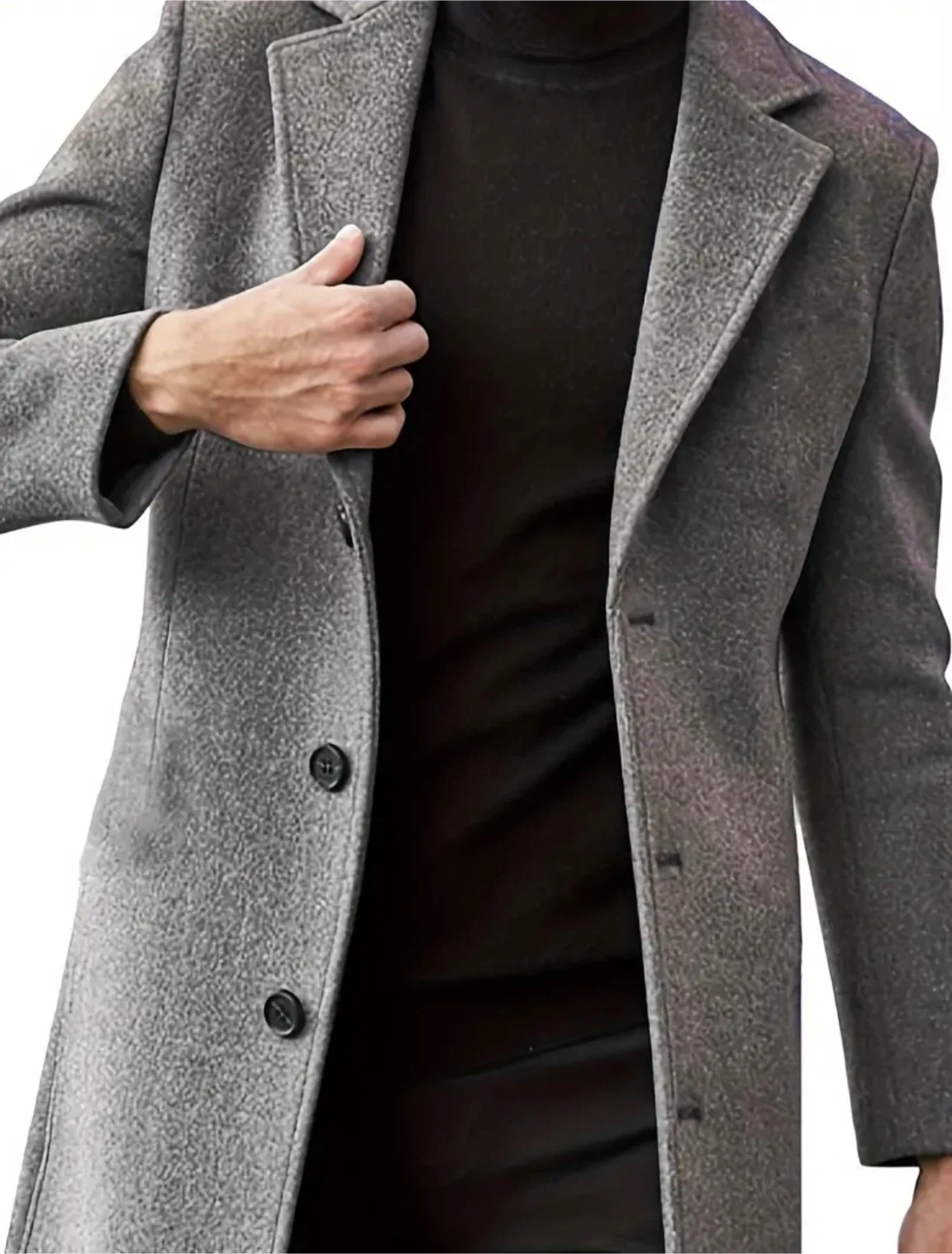 New Men’s Grey Coat - photo 3