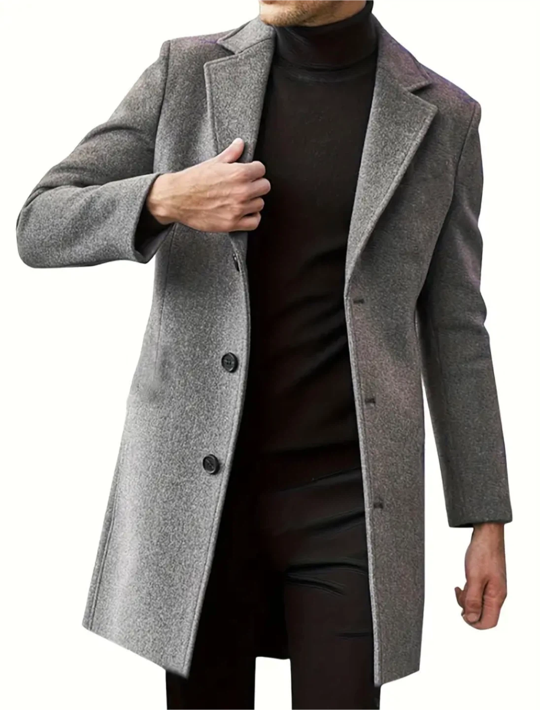 New Men’s Grey Coat - photo 5