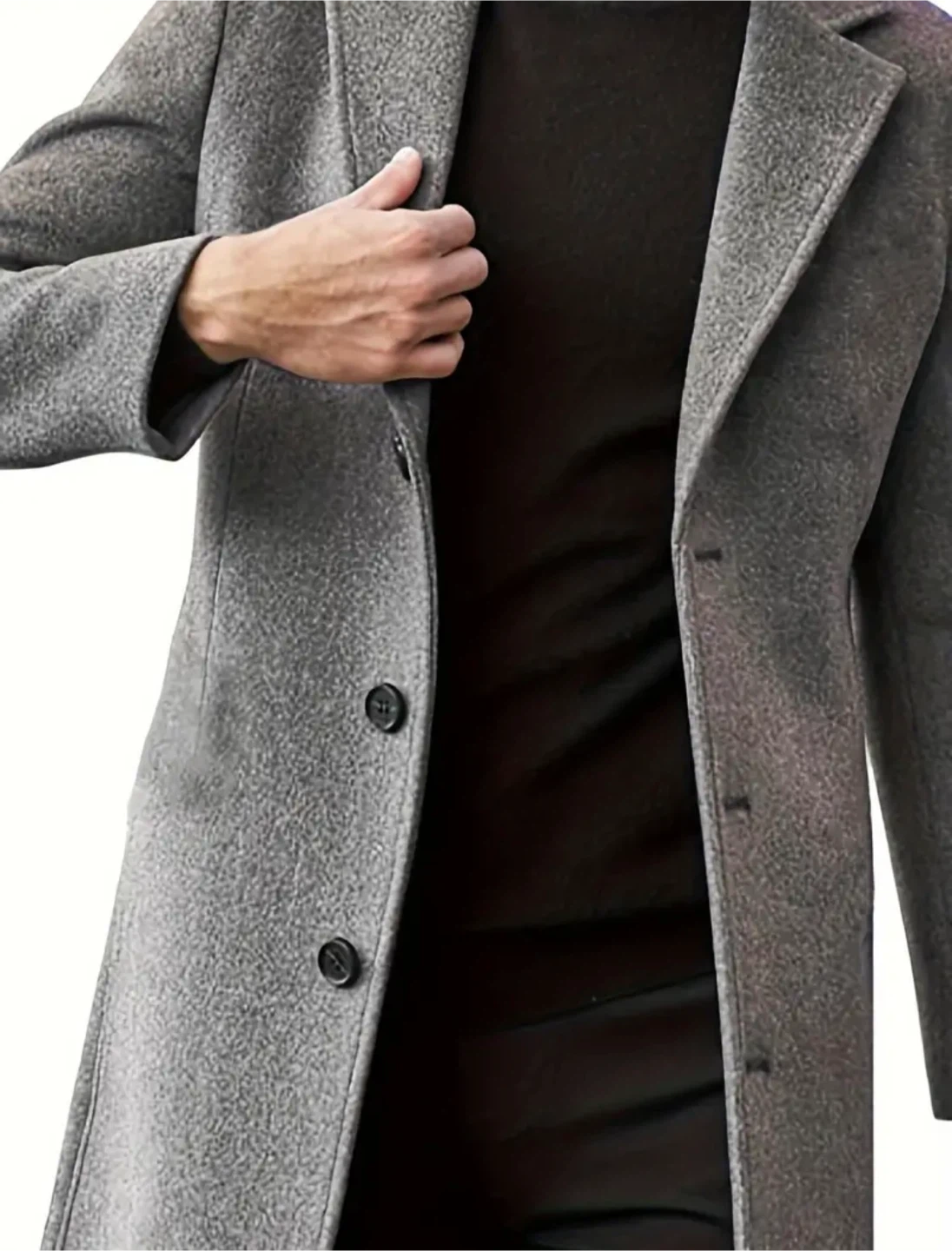 New Men’s Grey Coat