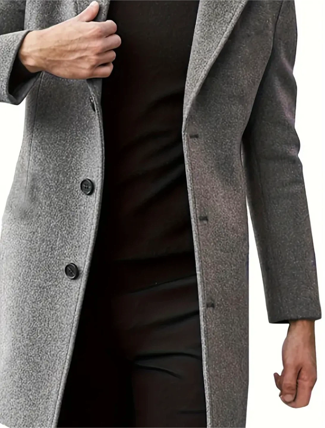 New Men’s Grey Coat - photo 2