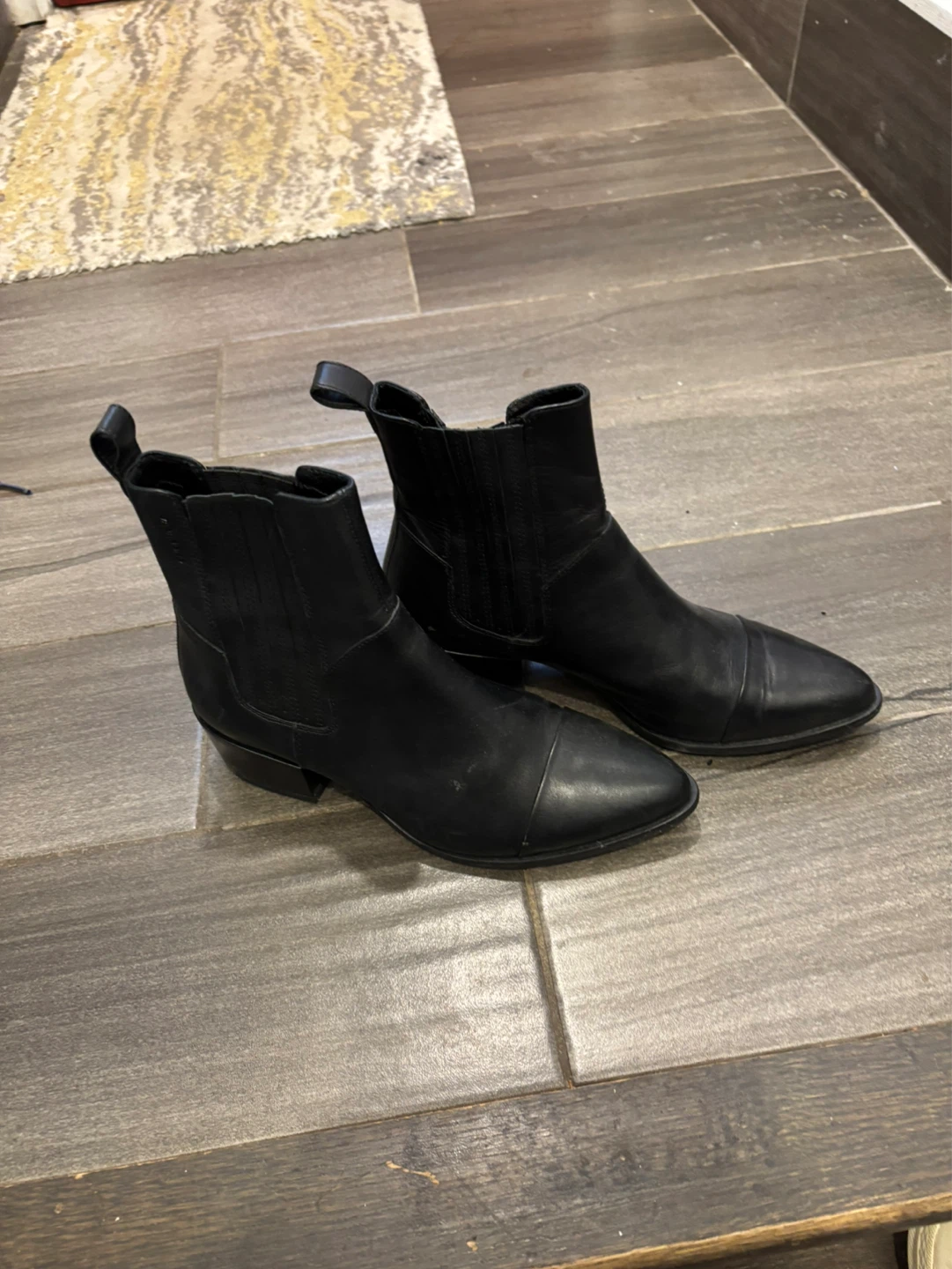 VAGBOND Black Leather Ankle Boots - photo 2