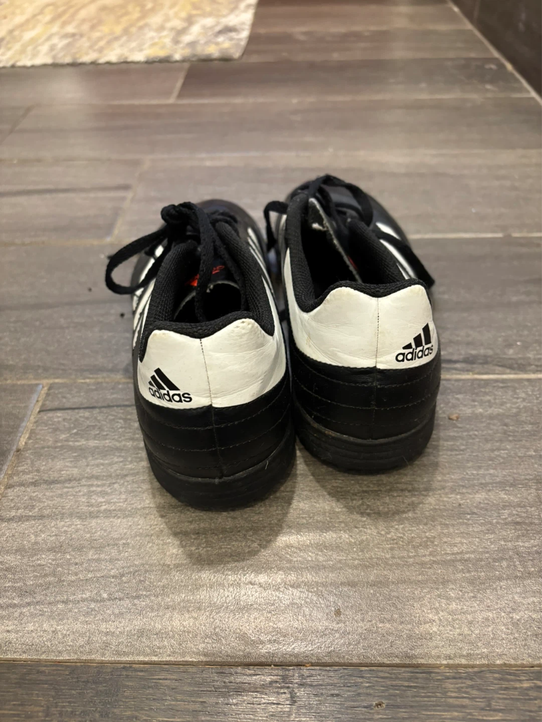 Adidas Soccer Cleats - Black/White - photo 2