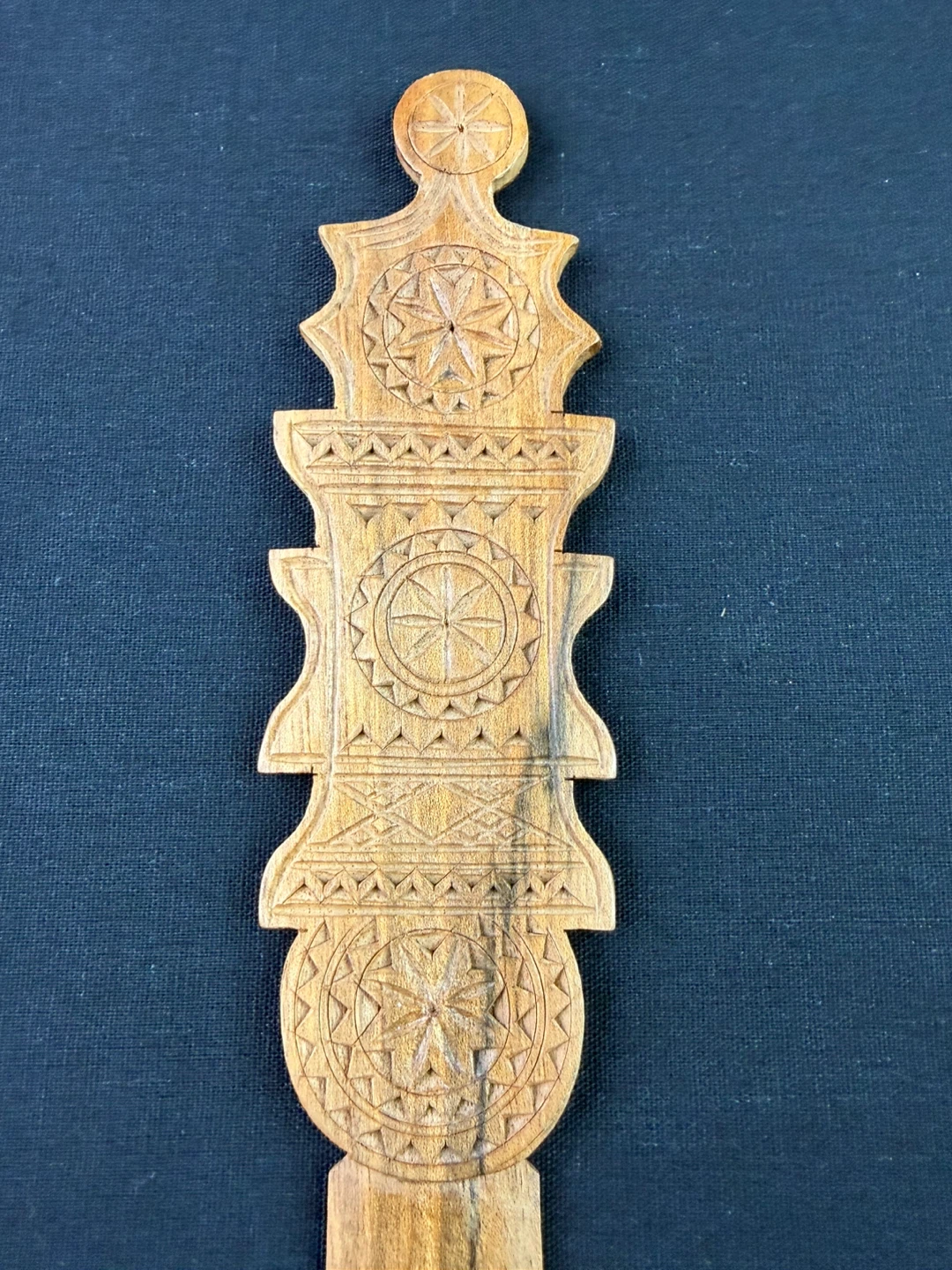 Vintage hand-carved wooden letter openers - photo 3