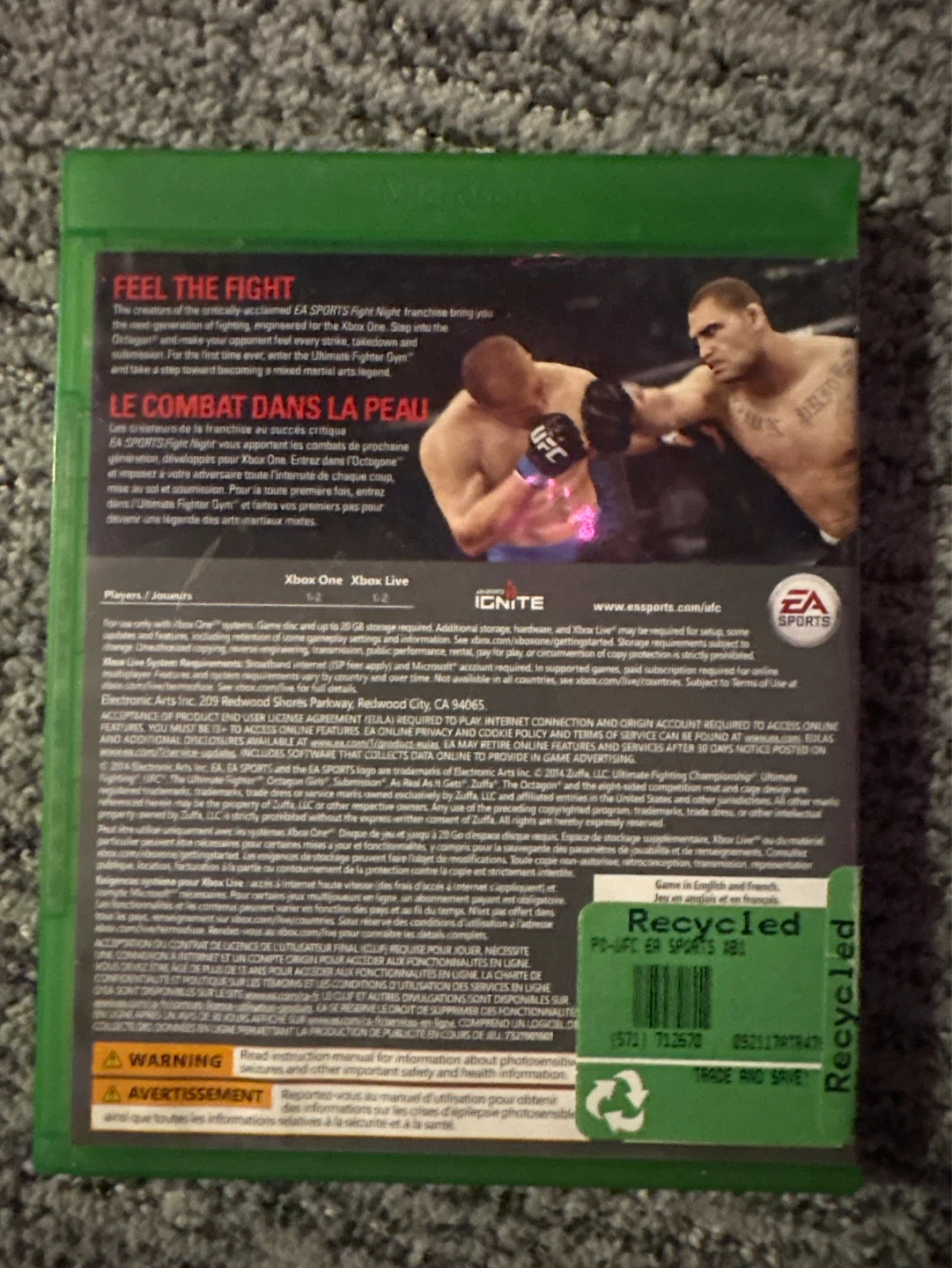 EA Sports UFC Video Game for Xbox One - photo 2