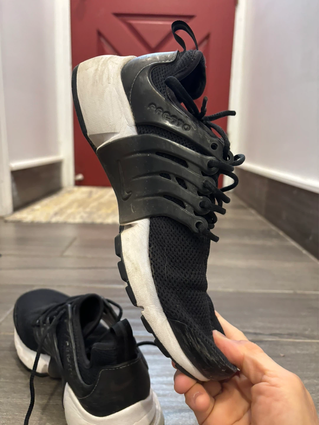 Nike Air Presto Black Running Shoes - photo 5