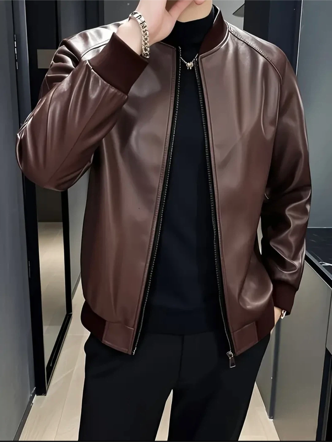 New Men’s Brown Jacket