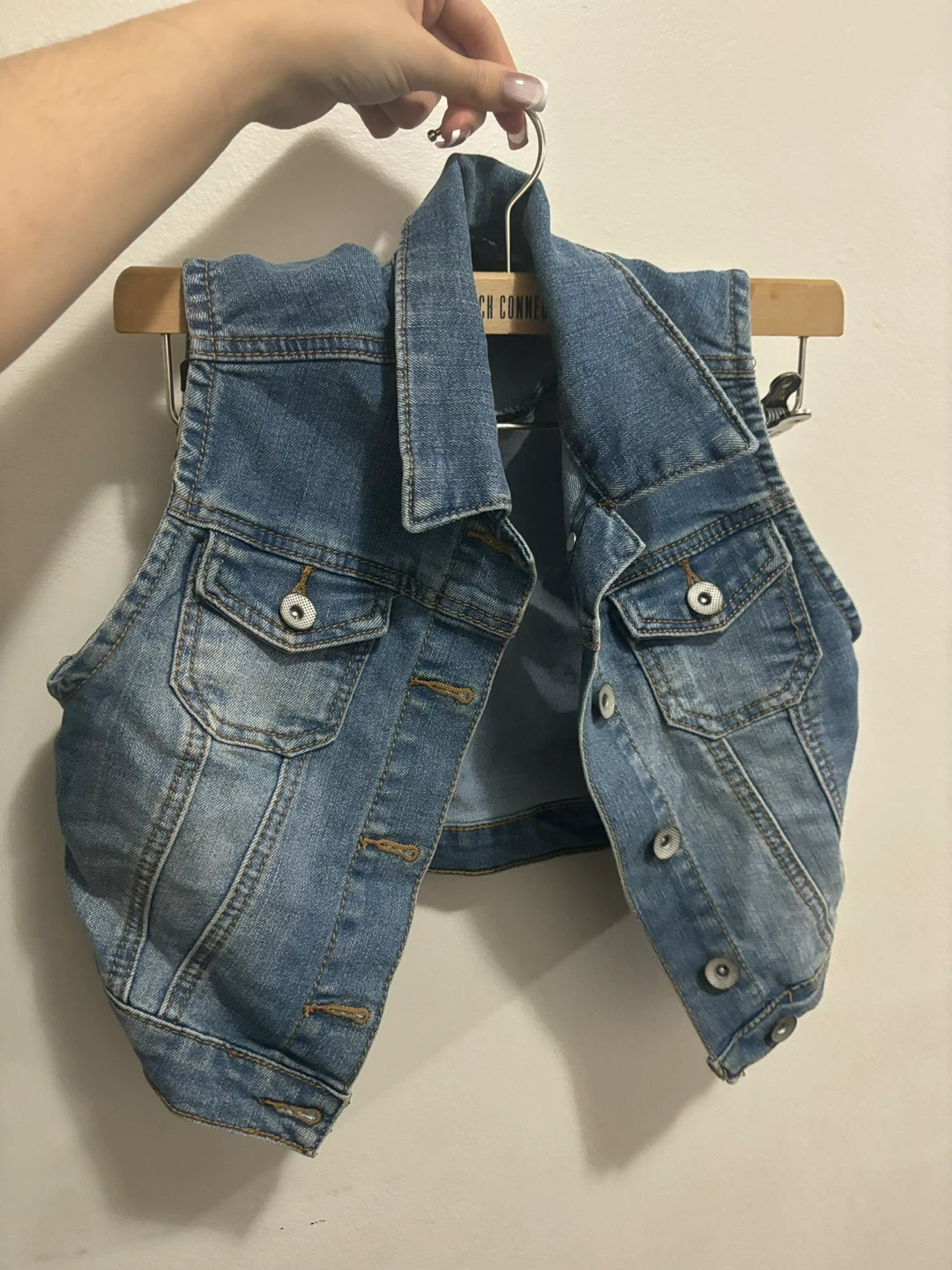 Kids  small French Connection Denim Vest