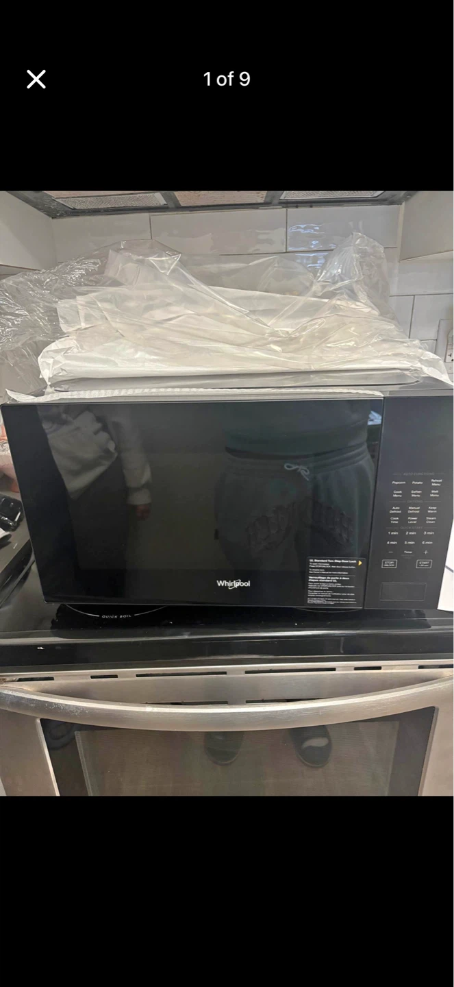 Whirlpool Black Microwave