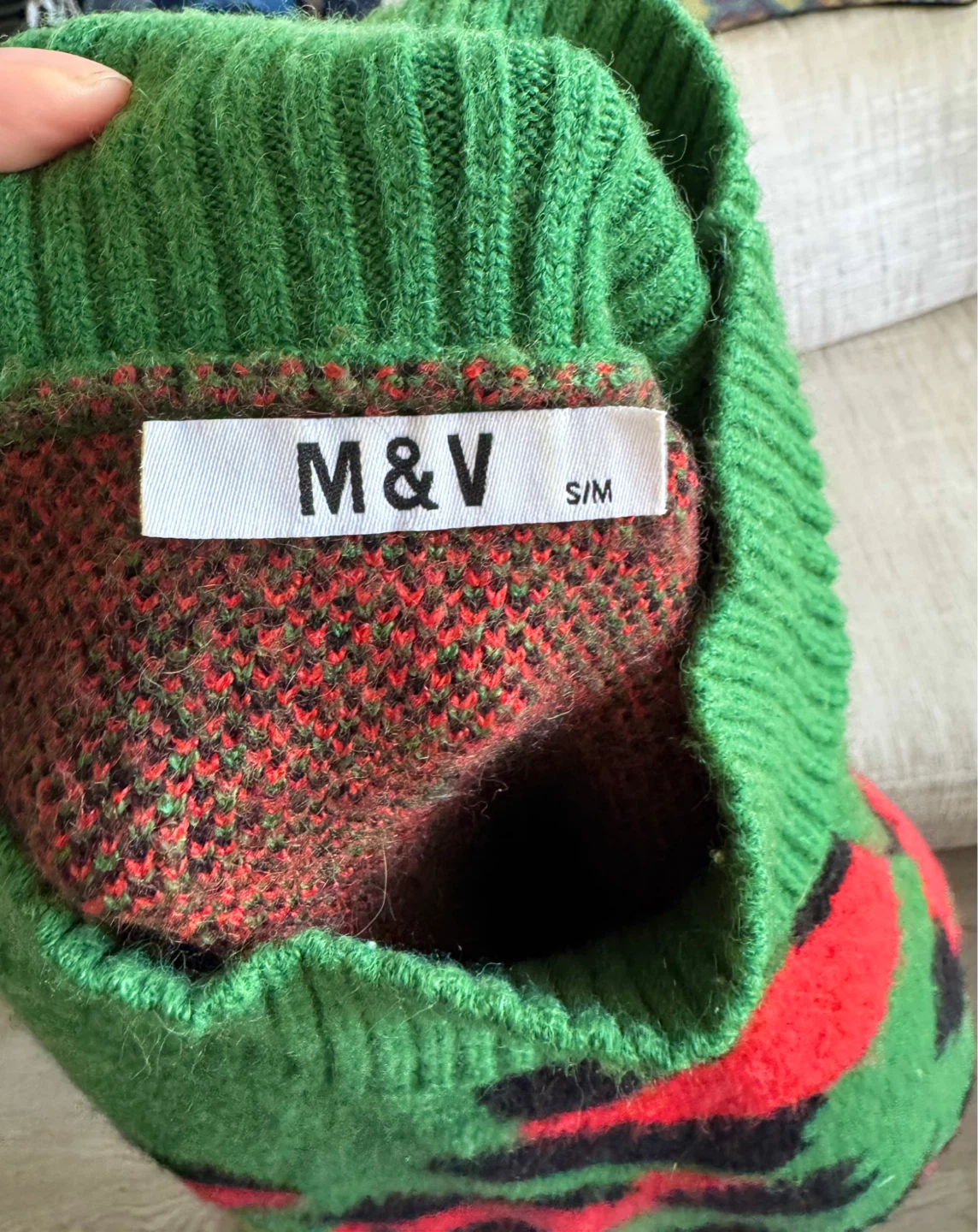 M&V Leopard Print Mock Neck Sweater - photo 3