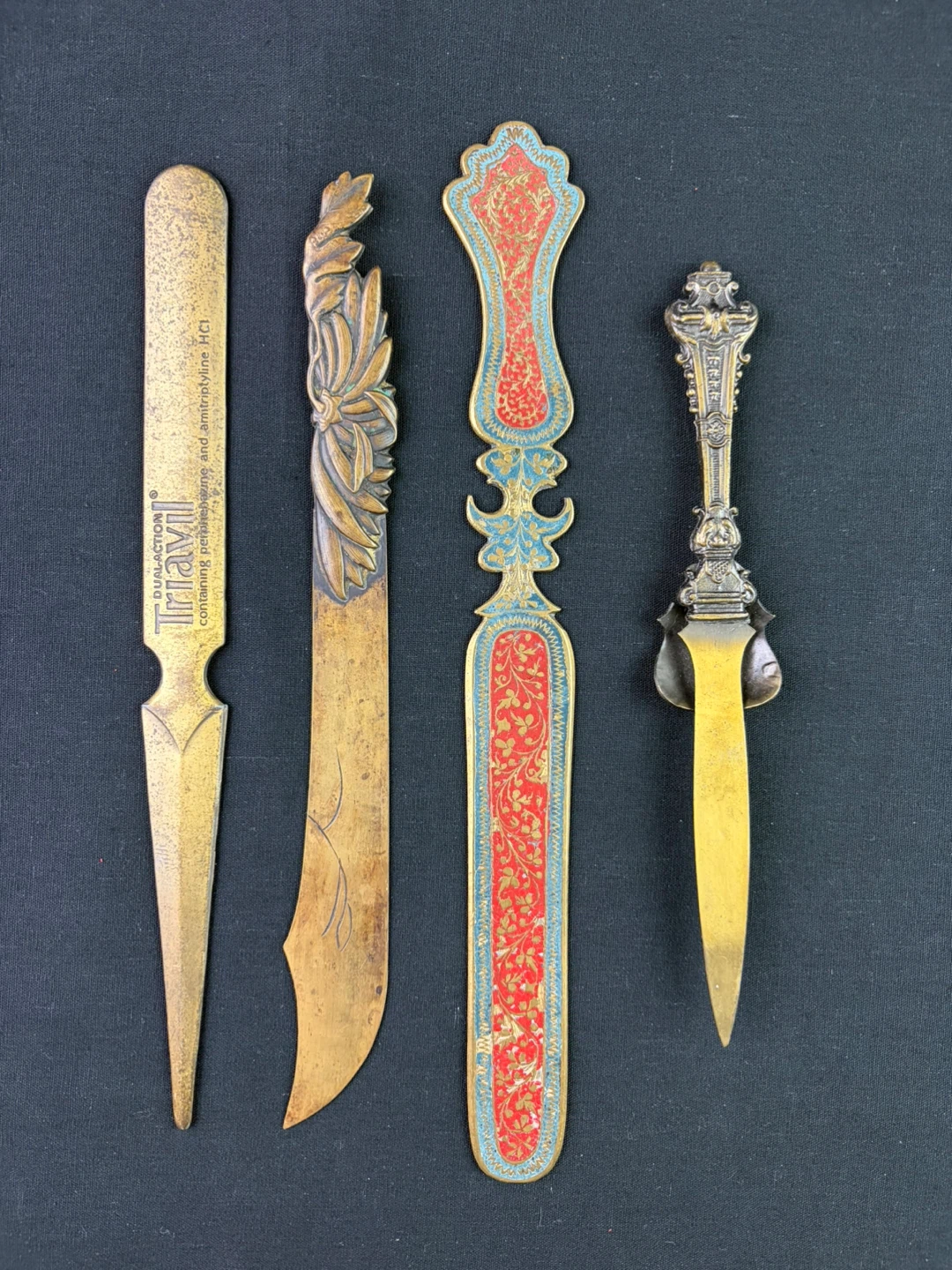 Vintage Brass Letter Opener Rare Collection! - photo 2