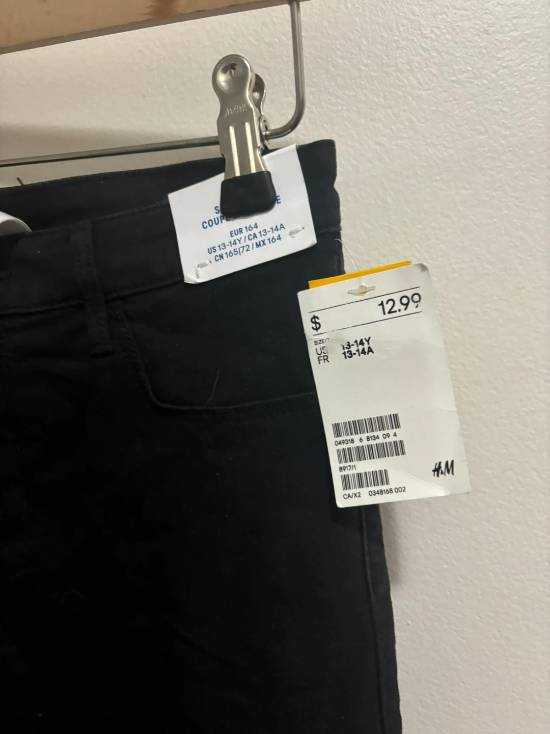 H&M Black Pants - Size 13-14Y - photo 2