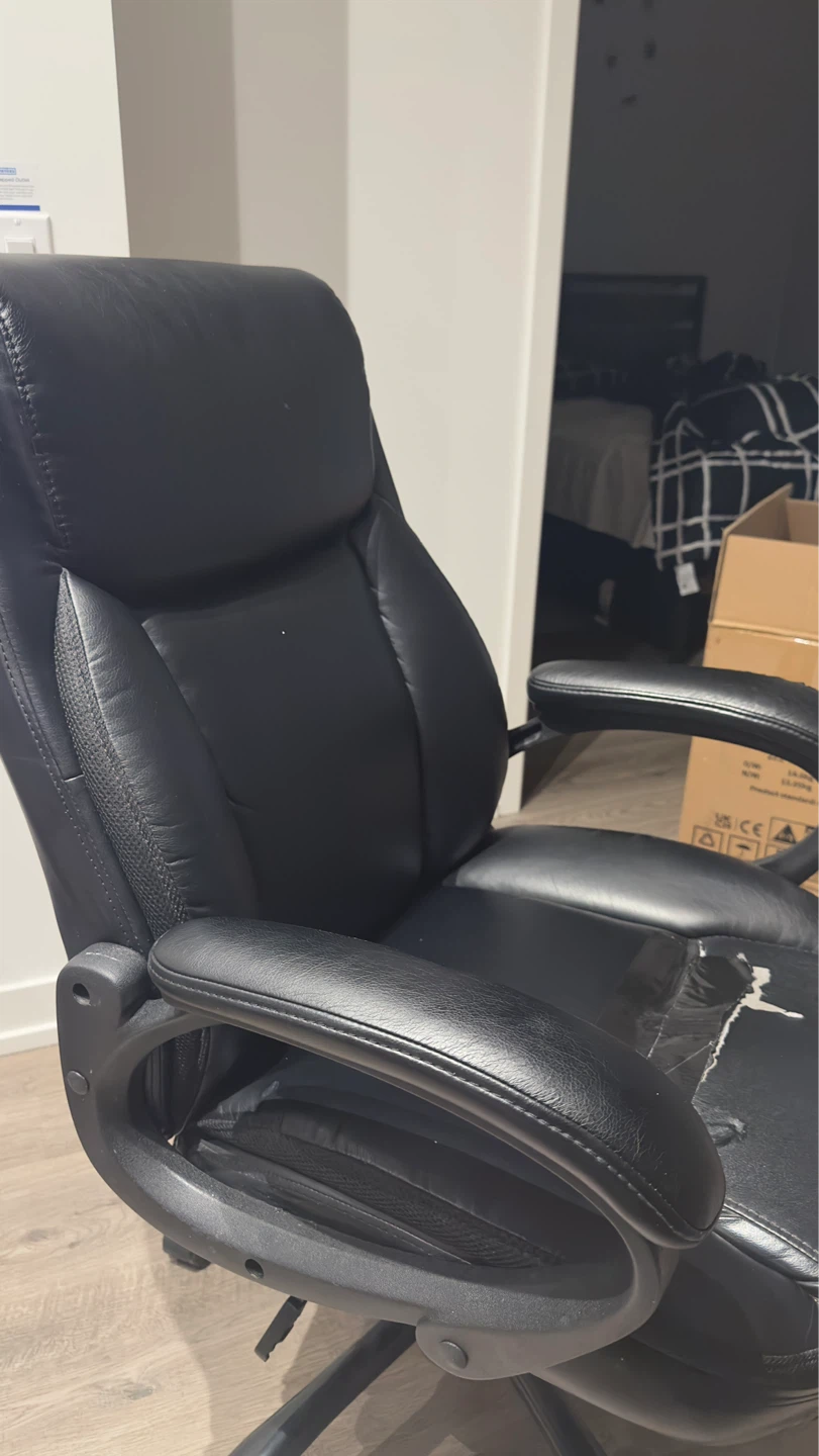 Black Executive Office Chair - Some Wear - photo 2