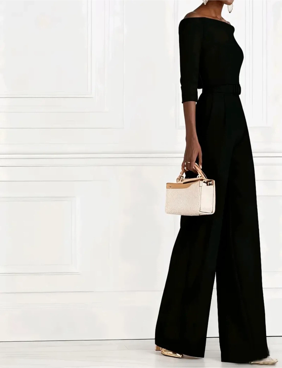 New 2pcs Black Set with Belt - photo 3