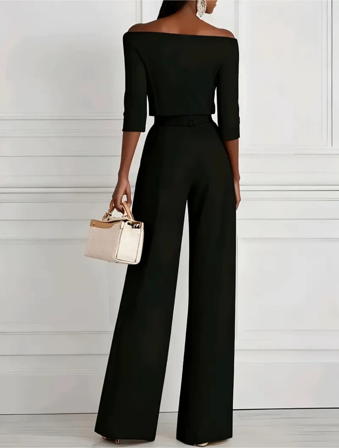 New 2pcs Black Set with Belt - photo 2