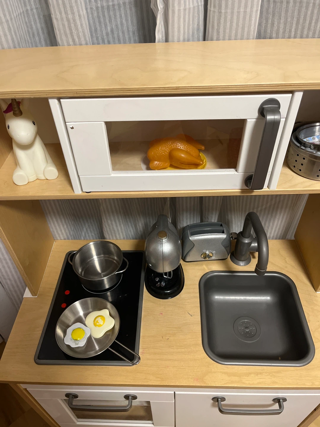Ikea Wooden Play Kitchen with Accessories - photo 4