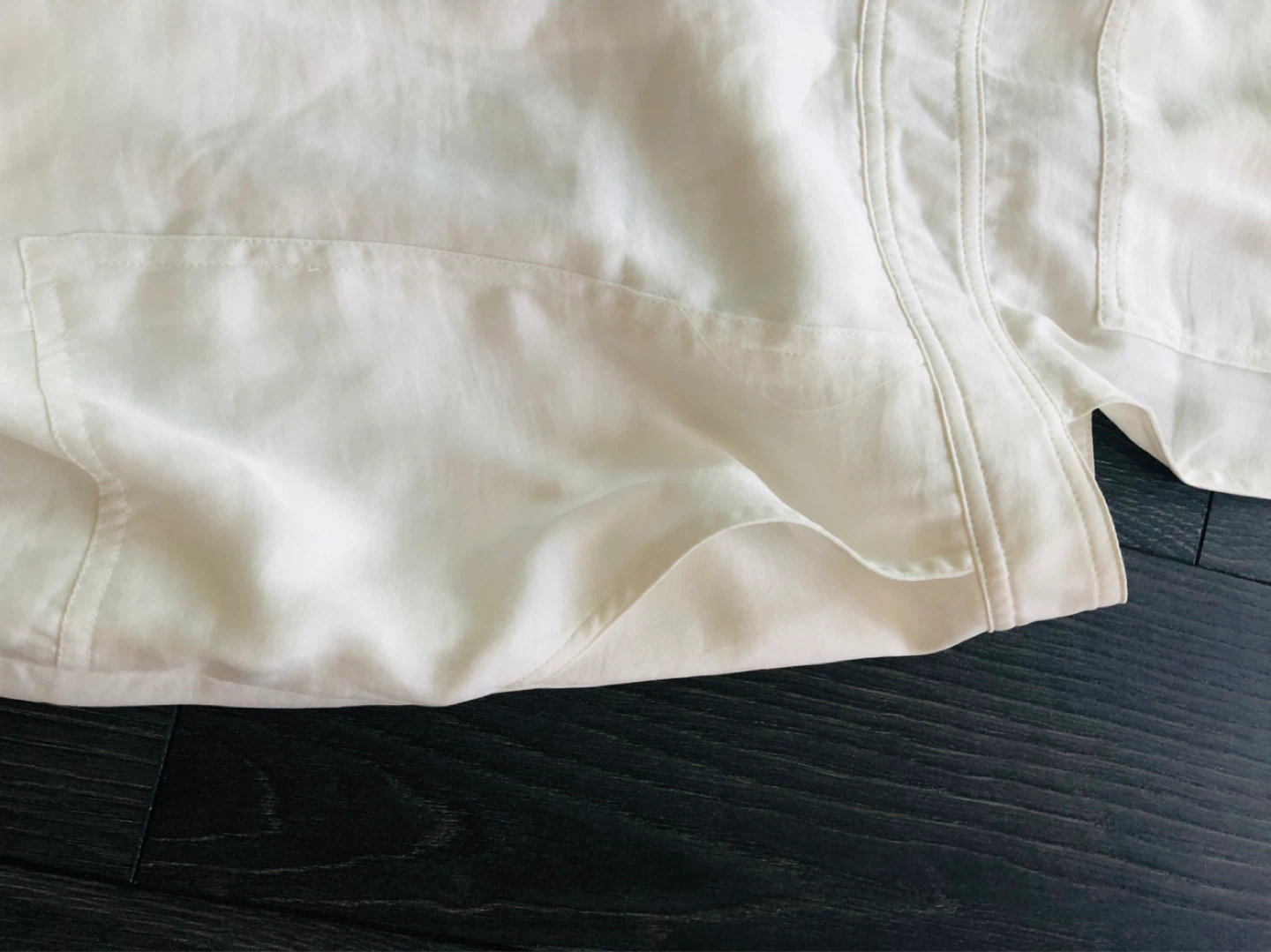 White Linen-Look Overalls - photo 2