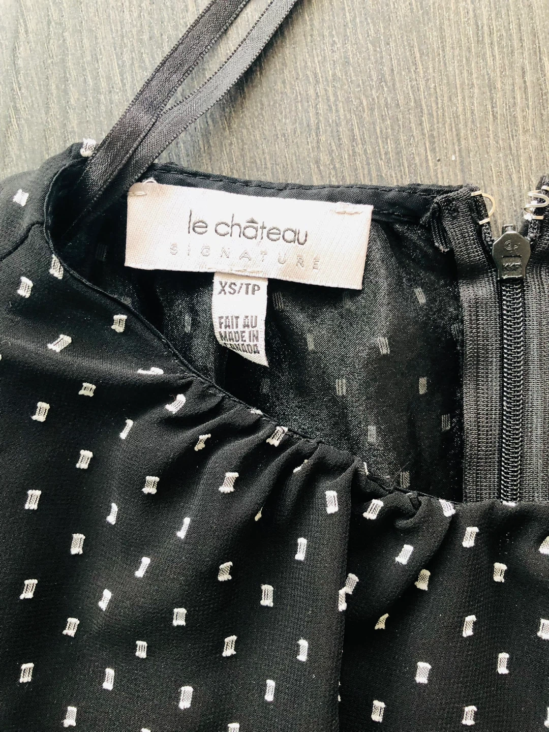 Next Up Black Dress Size xs