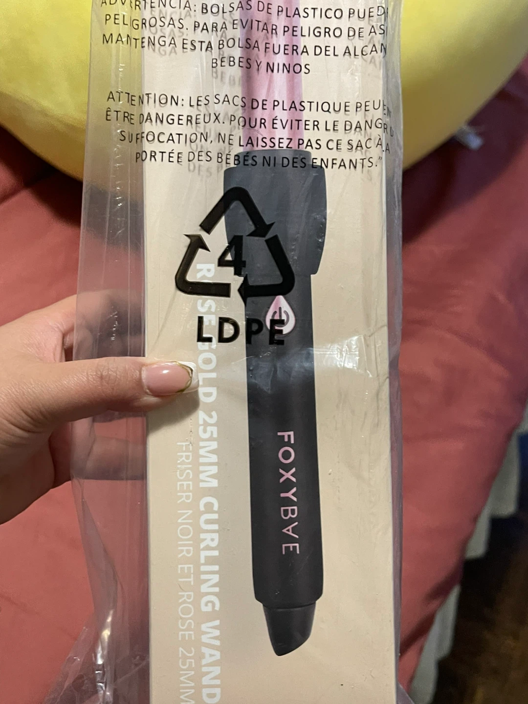 FoxyBae 25mm Curling Wand - Rose Gold