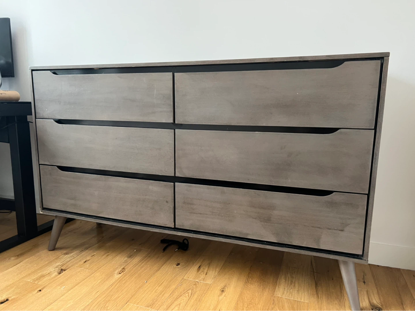 Midcentury Modern 6 Drawer Dresser - photo 2