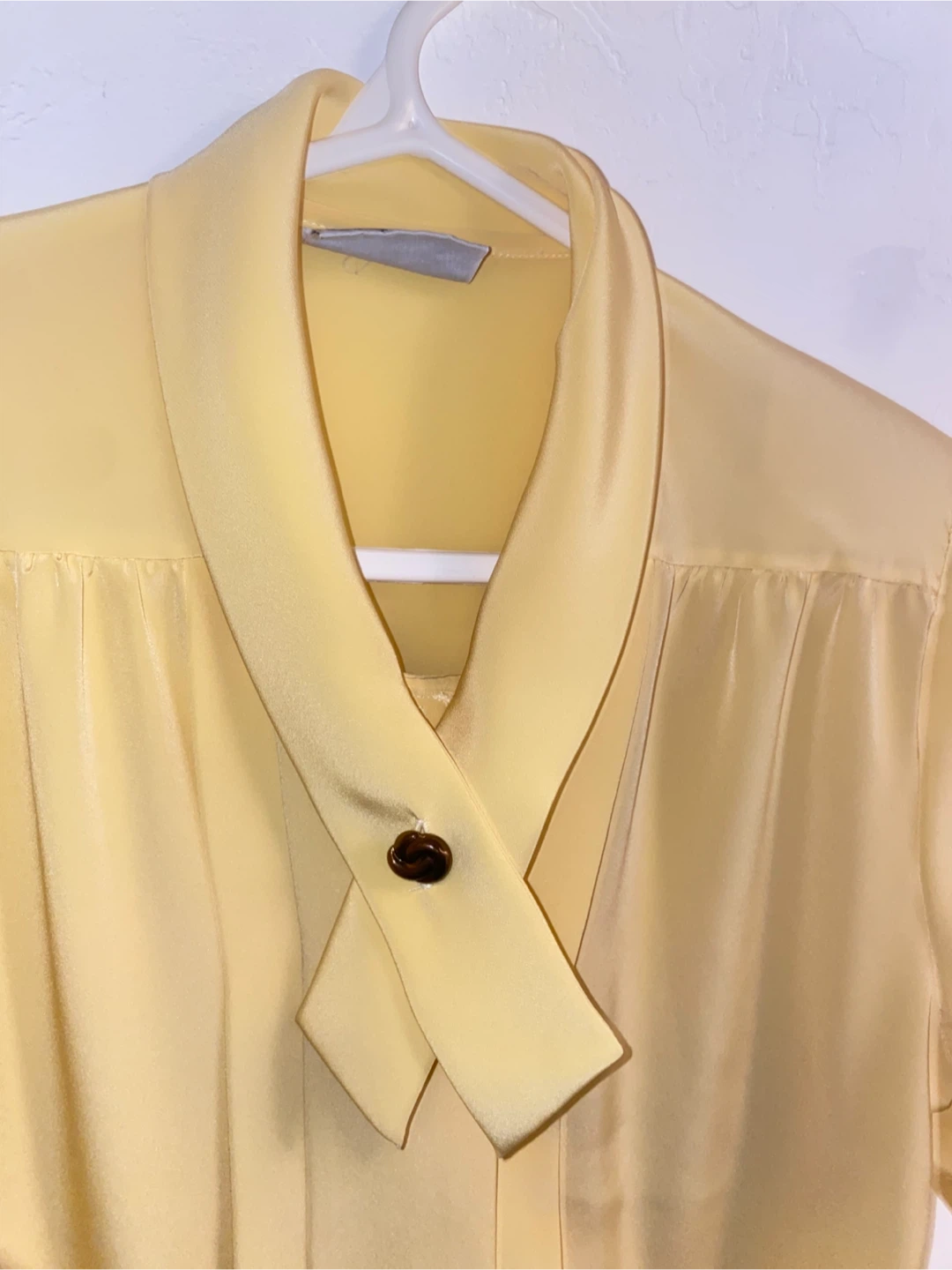 Vintage Blouse - Yellow - photo 4