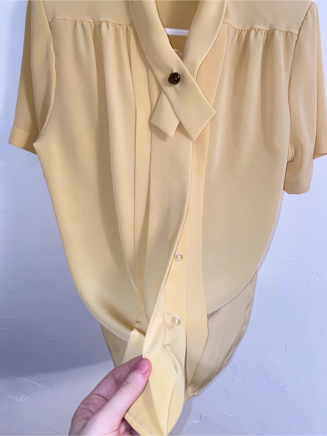 Vintage Blouse - Yellow - photo 3