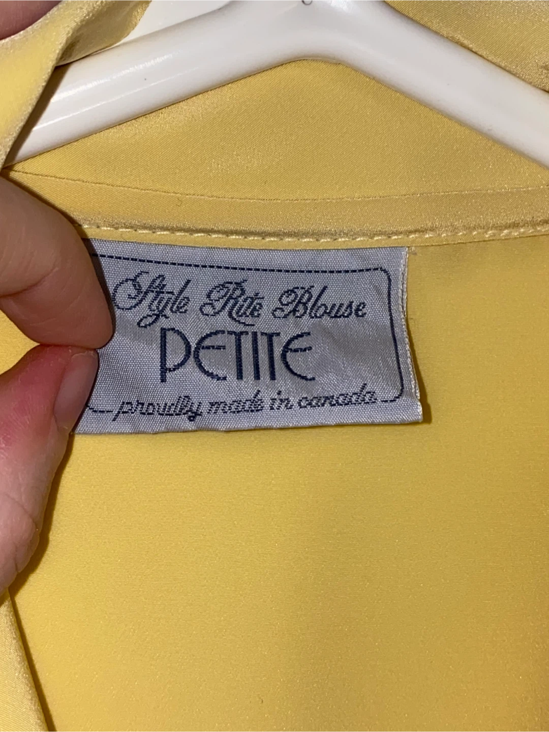 Vintage Blouse - Yellow - photo 2