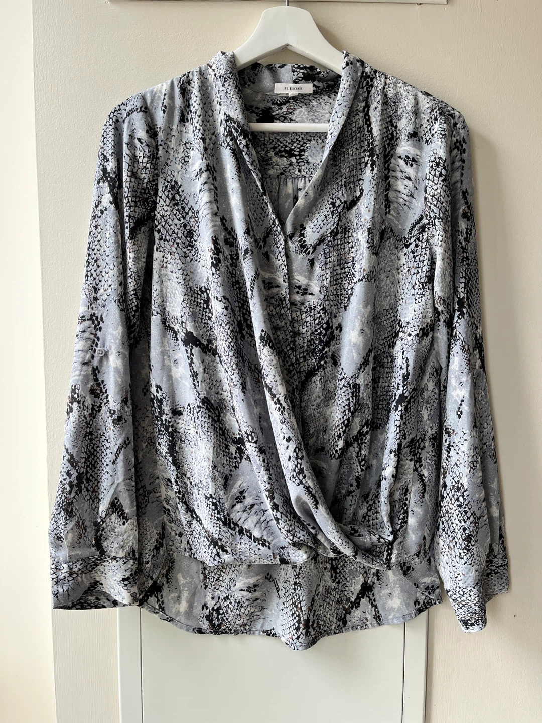 Snake Print Top Blouse size Small
