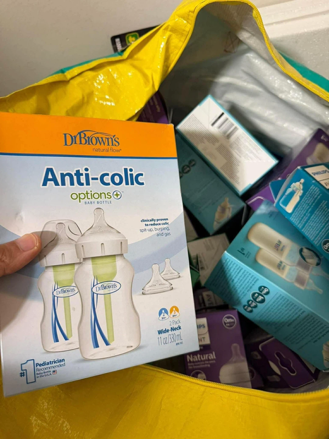 Dr. Brown's Anti-Colic Options+ Baby Bottles, 11 oz/330ml